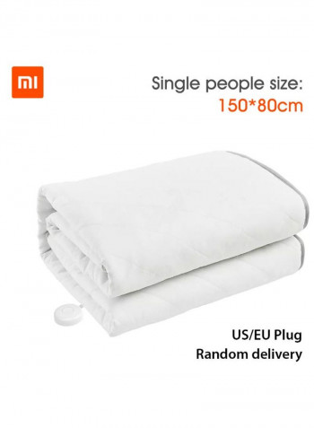 Intelligent Electric Heated Blanket Cotton White 45cm