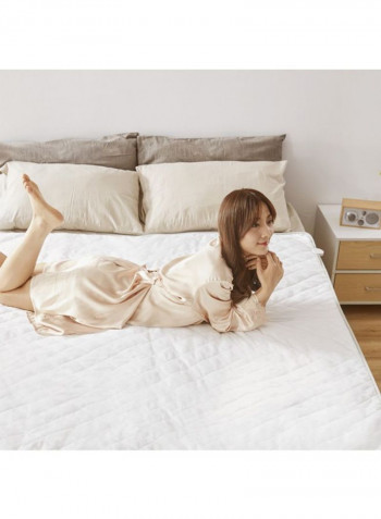 Intelligent Electric Heated Blanket Cotton White 45cm