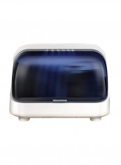 Kitchen Cupboard Storage Case With Lid White/Blue 38x29x28cm reviews Kitchen Cupboard Storage Case With Lid White/Blue 38x29x28cm