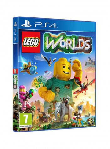 LEGO Worlds (Intl Version) With DualShock 4 Wireless Controller - PlayStation 4 (PS4)