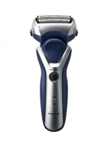 Wet And Dry Electric Shaver Blue/Silver