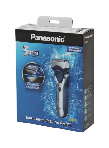 Wet And Dry Electric Shaver Blue/Silver