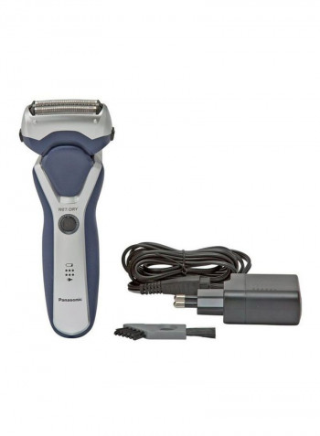 Wet And Dry Electric Shaver Blue/Silver
