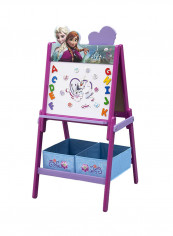 Disney Frozen Wooden Easel With Storage Purple/White/Blue