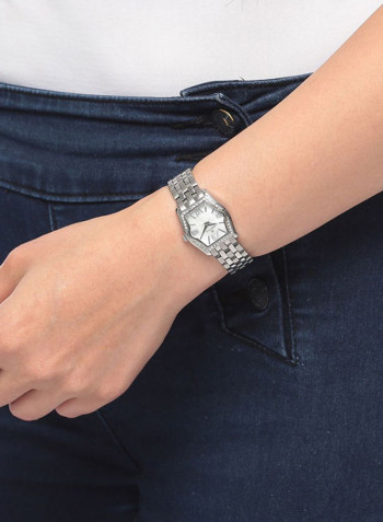 Women's Water Resistant Stainless Steel Analog Watch MS0712WPW