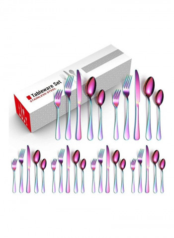 30-Piece Cutlery Set Multicolour