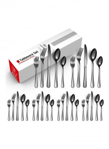 30-Piece Cutlery Set Silver