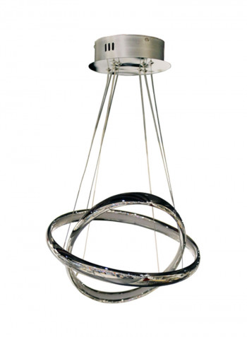 Pendant Lamp Chrome 58 x 37cm