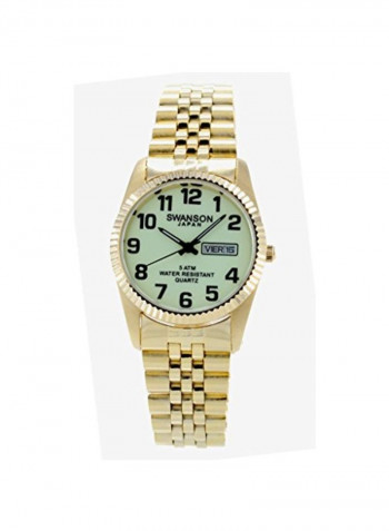 Men's Water Resistant Stainless Steel Analog Watch SW5GONGL