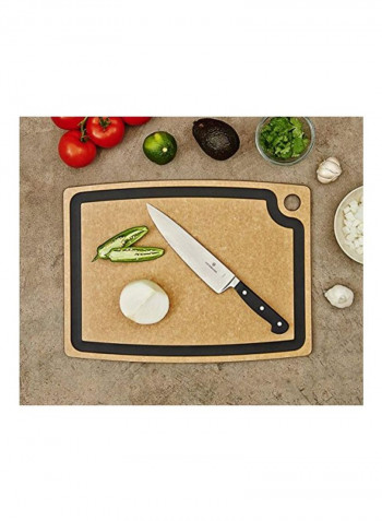 Gourmet Series Cutting Board Brown/Black 17x13.327inch
