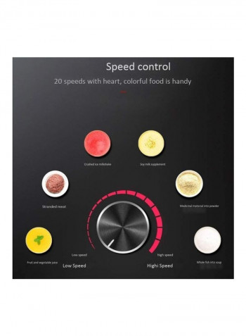 Multi-Functional Timer Blender 3000W 3000 W WTR-717 Red/Black/White