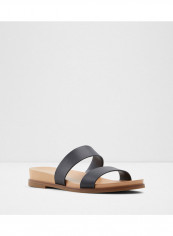 Aliawen Double Strap Flat Sandals Black reviews Aliawen Double Strap Flat Sandals Black