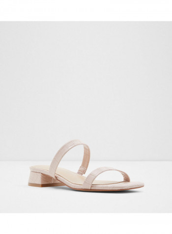 Biliwen Low Heels Sandals Beige