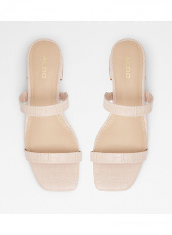Biliwen Low Heels Sandals Beige