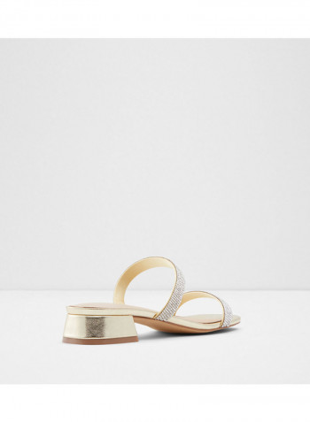 Biliwen Low Heels Sandals Silver