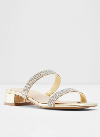 Biliwen Low Heels Sandals Silver
