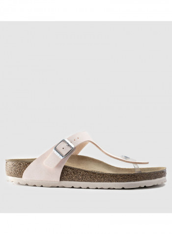 Comfortable Gizeh Birko-Flor Slipper Pink