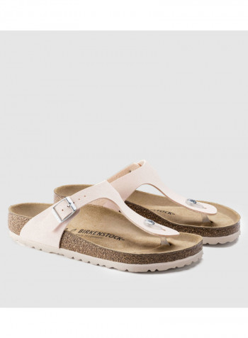 Comfortable Gizeh Birko-Flor Slipper Pink