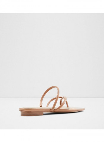 Mounis Strappy Flat Sandals Brown