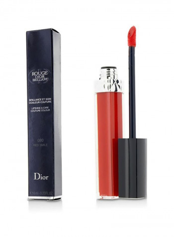 Rouge Dior Brillant Lip Gloss 080 Red Smile