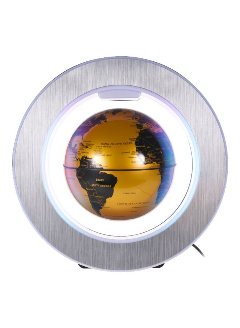 Magnetic Levitation Floating Earth Globe Set Gold/Silver/Black