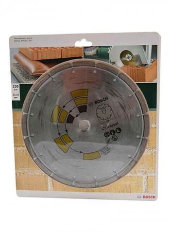Universal Diamond Cutting Disc Silver/yellow/black 230millimeter