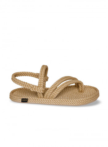 Casual Rope Sandals Beige