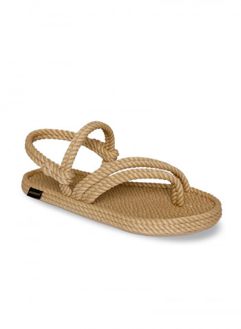 Casual Rope Sandals Beige