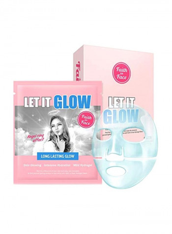 Let It Glow Hydrogel Mask White