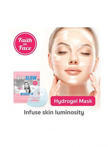 Let It Glow Hydrogel Mask White