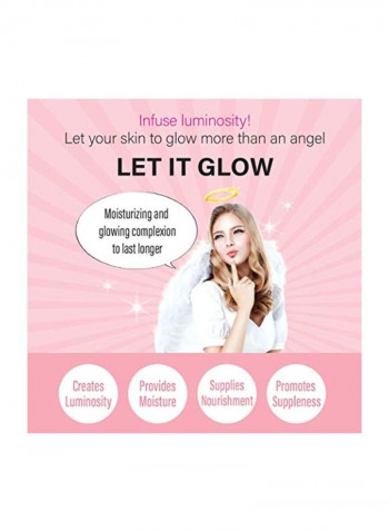 Let It Glow Hydrogel Mask White