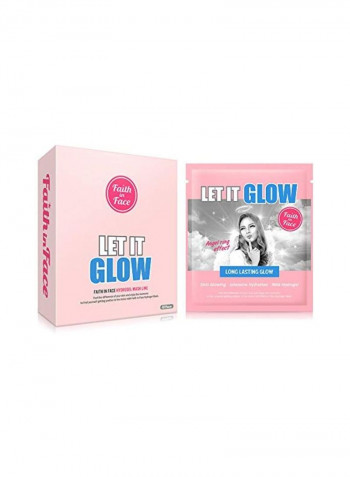 Let It Glow Hydrogel Mask White