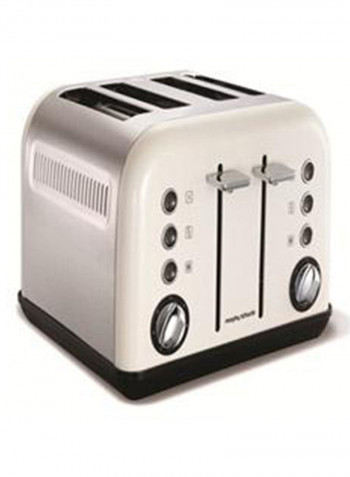 Four Slice Toaster 1880W 242005 White/Steel