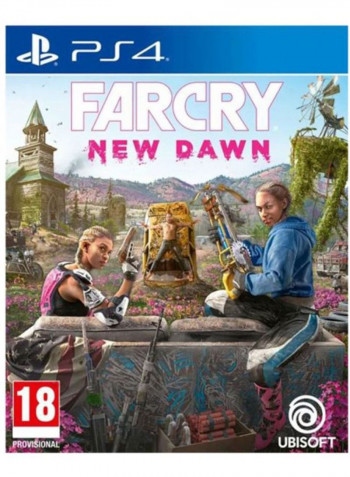 Far Cry New Dawn (Intl Version) With DualShock 4 Wireless Controller - Action & Shooter - PlayStation 4 (PS4)