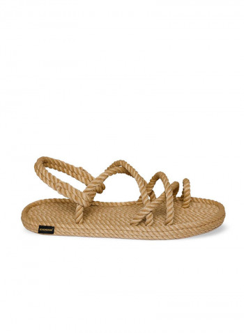 Casual Rope Sandals Beige