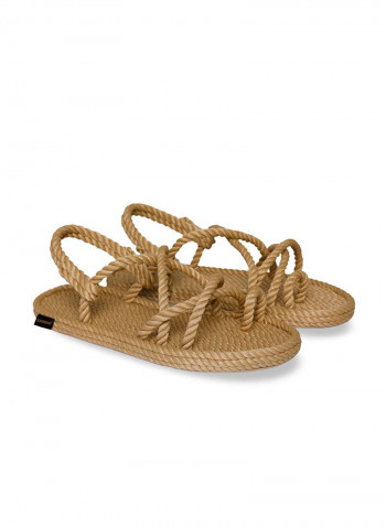 Casual Rope Sandals Beige