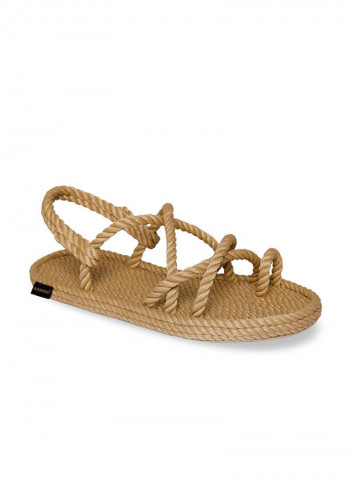 Casual Rope Sandals Beige
