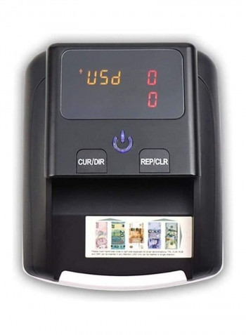 Portable Banknote Value Counter Black