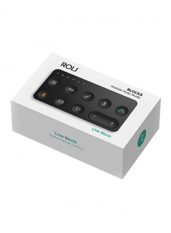 Live Block - Performance Controller For Blocks Modular Music System ROL-001213 Black