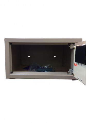 Multipurpose Safe Box Grey/Back/White 43x23x37centimeter