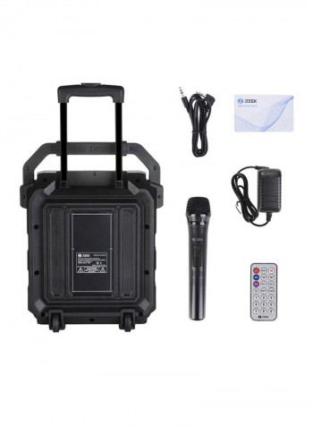 Rocker Thunder XL 50 Watts Trolley Karaoke Bluetooth Speaker Set ZB-Rocker-Thunder-XL Black