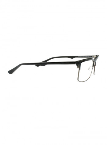 Men's Full Rim Rectangular Eyeglass Frame - Lens Size: 57 mm