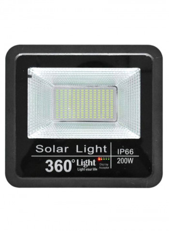Solar LED Flood Outdoor Light Black/Cool White 6.4kg