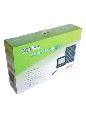 Solar LED Flood Outdoor Light Black/Cool White 6.4kg