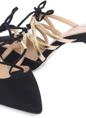 Niguita Heeled Dress Sandals Black