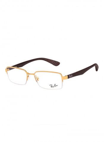 Women's Rectangular Eyeglasses - Lens Size: 51 mm