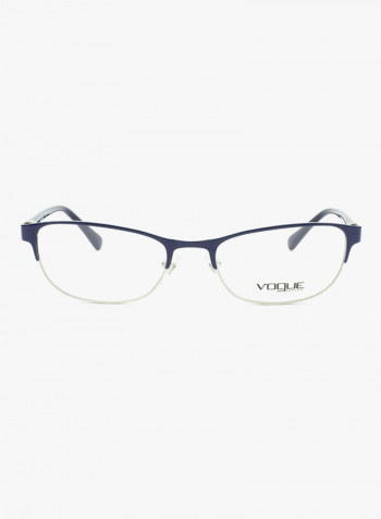 Women's Rectangular Eyeglasses - Lens Size: 52 mm