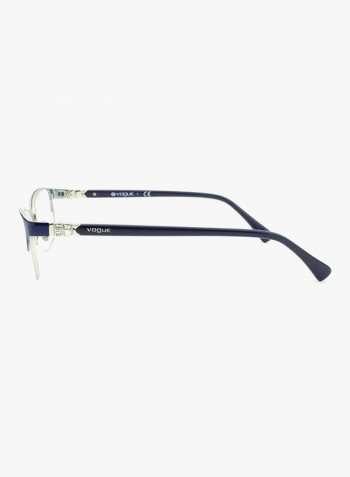 Women's Rectangular Eyeglasses - Lens Size: 52 mm