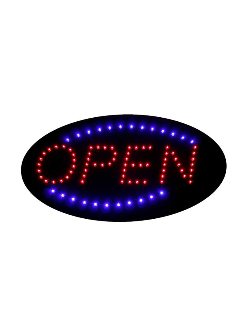 Animated LED Light Oval Sign Multicolour