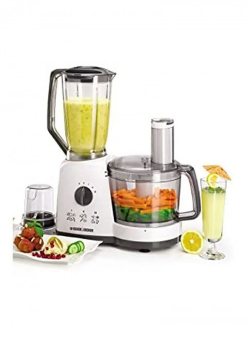 Electric Food Processor With Dry Grinding Mill 1.5 لتر 700 وات FX710-B5 الأبيض / صافِِ